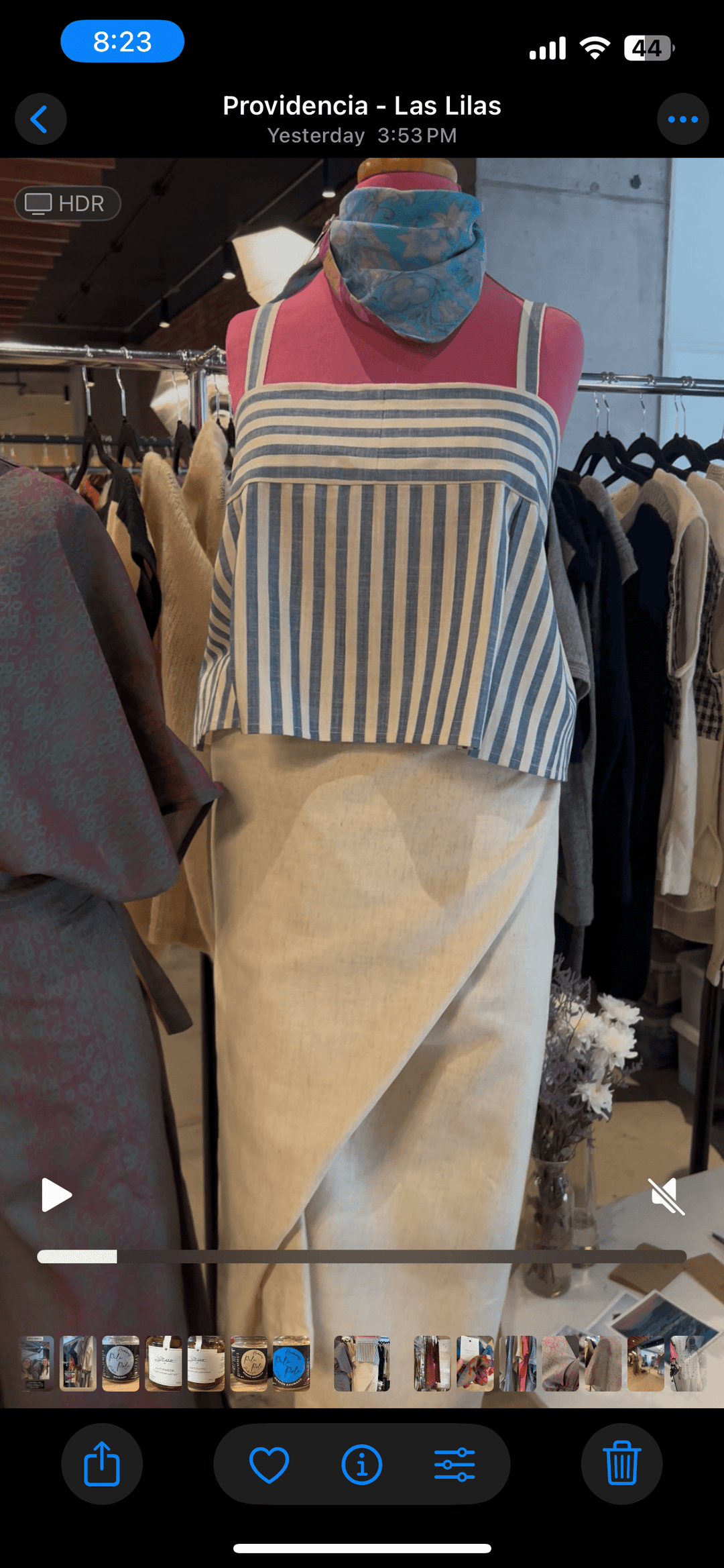 Top Ladera Algodón a Rayas