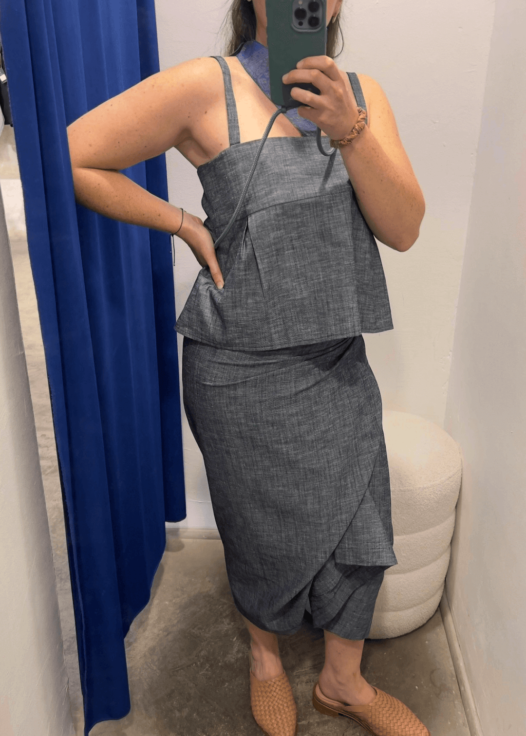 Ladder La Ropa Top Ladera Algodón Denim – PAULAMAR
