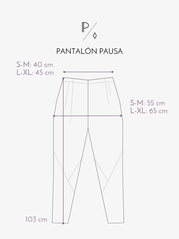 PANTALÓN PAUSA FRANELA ALGODÓN ORGÁNICO ROSADO
