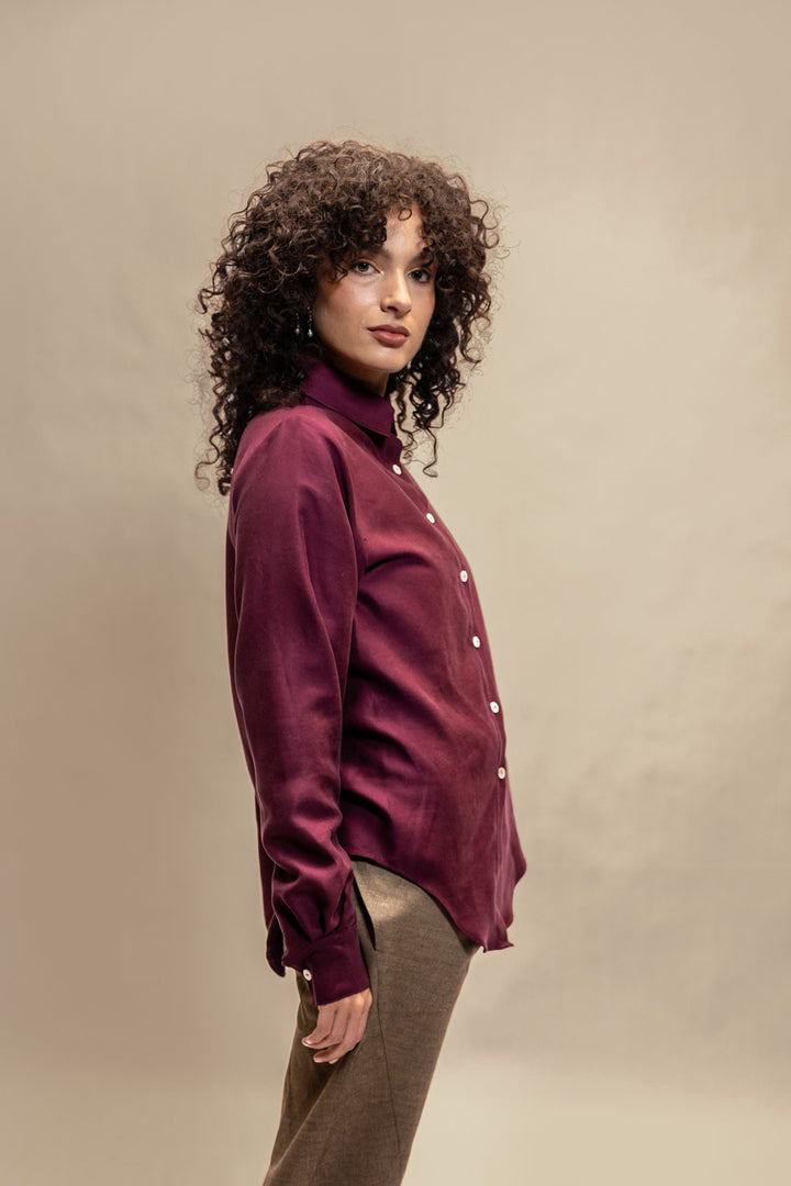 CAMISA TENCEL™ BURDEO