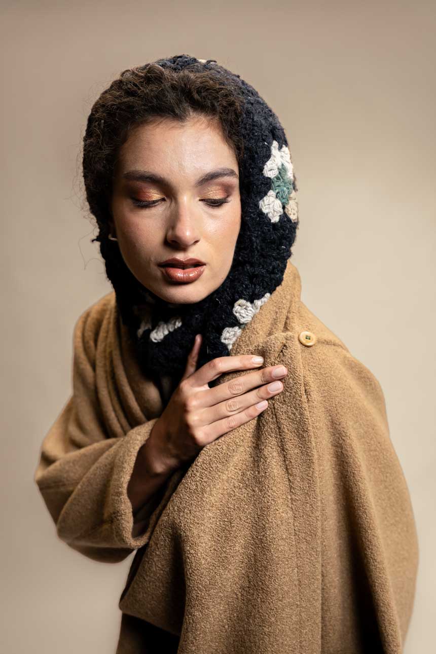 ABRIGO SOTAVENTO LANA MERINO CAMEL