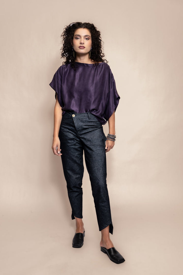 TOP QUILLA CUPRO VIOLETA