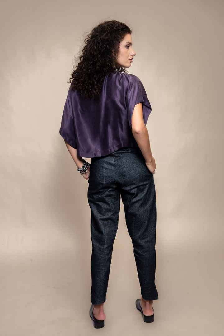 TOP QUILLA CUPRO VIOLETA