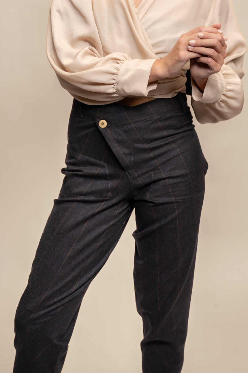 Pantalón Travesía Lana Merino Negro - Paulamar