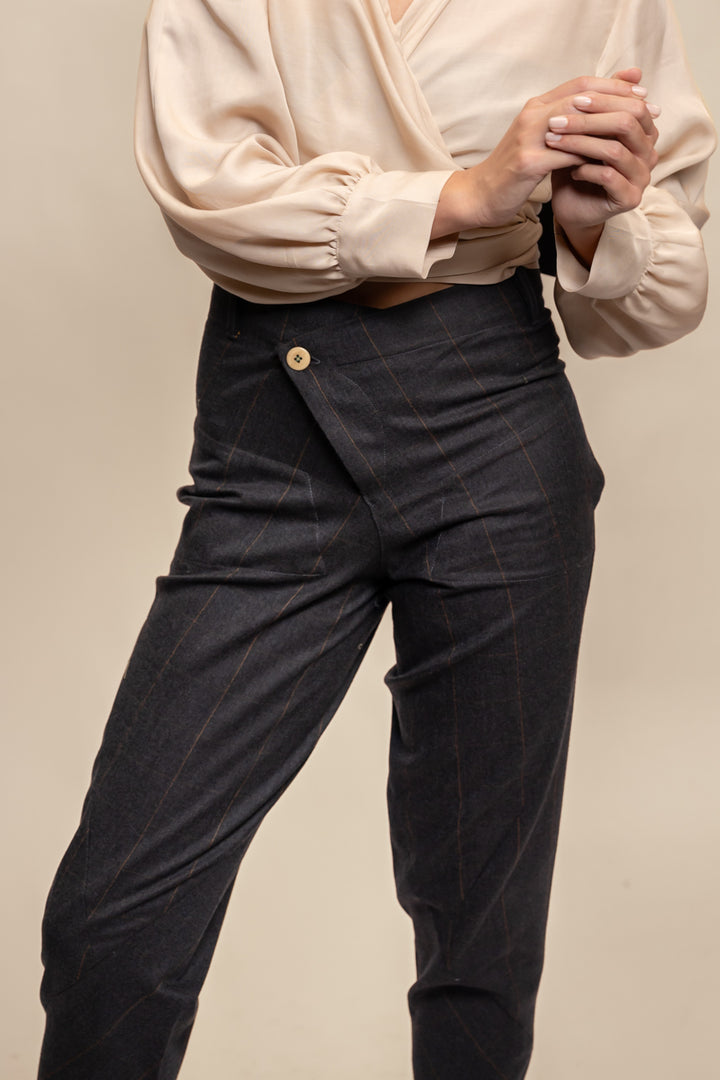 Pantalón Travesía Lana Merino Negro - Paulamar