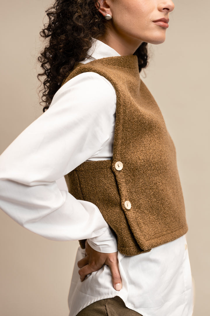 PECHERA DUNA LANA MERINO CAFÉ