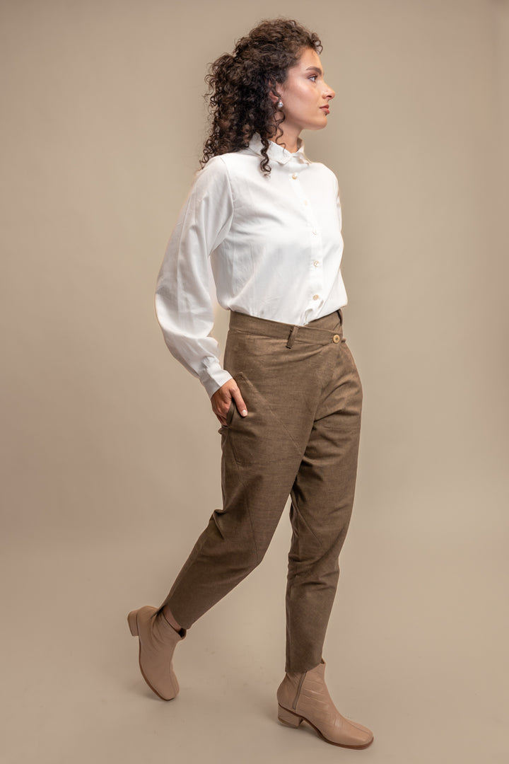 PANTALÓN TRAVESÍA DENIM CAFÉ