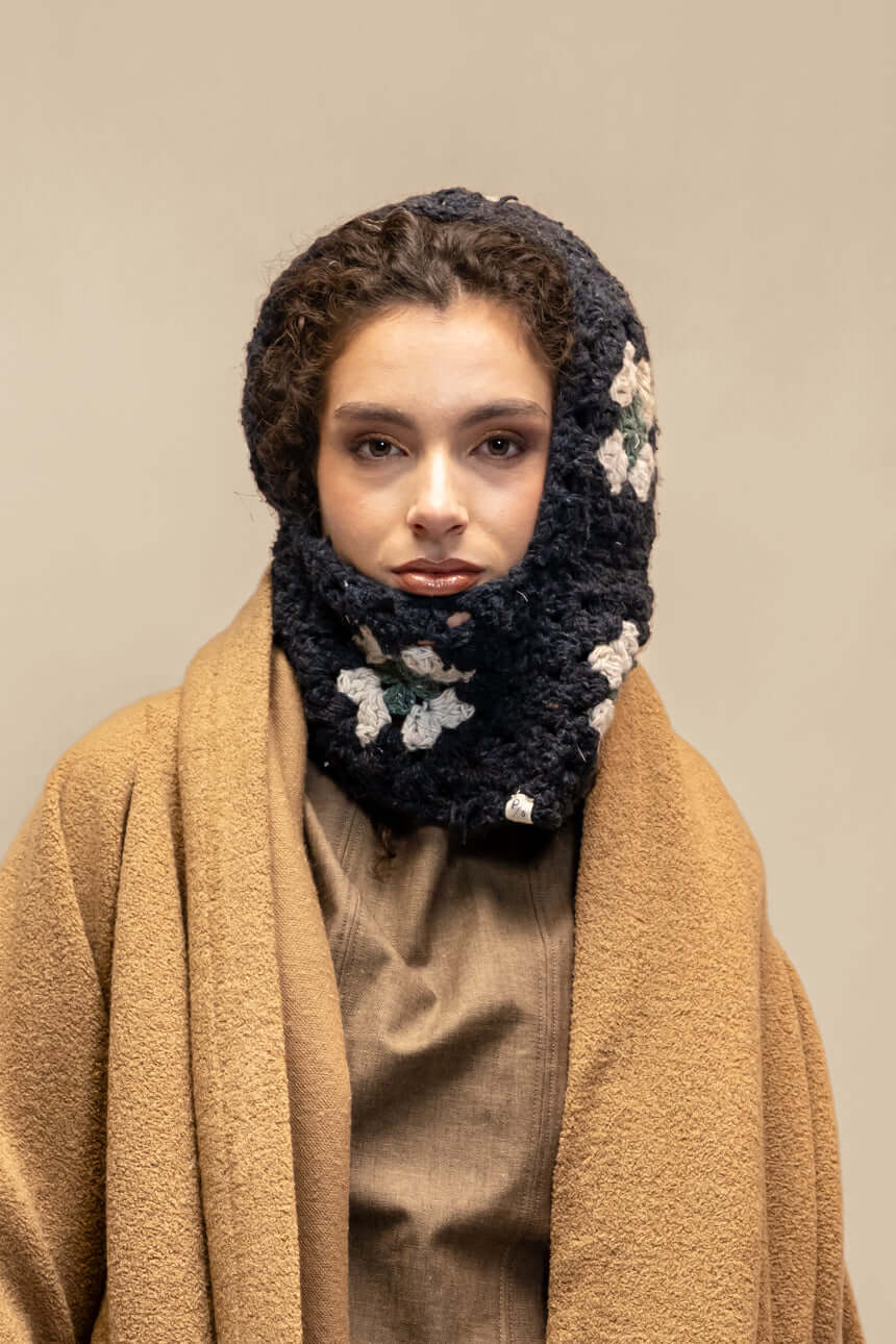 BALACLAVA LANA RECICLADA NEGRO