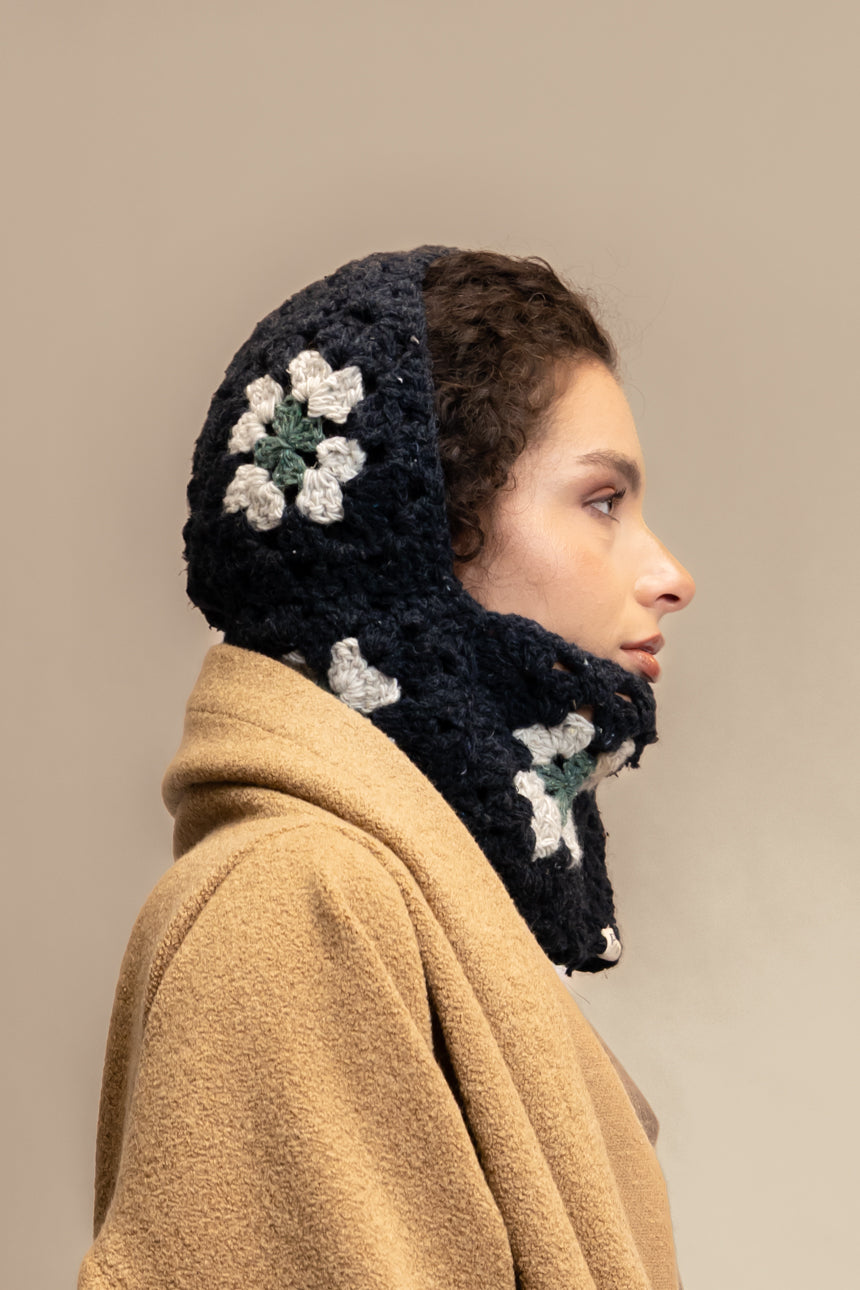 BALACLAVA LANA RECICLADA NEGRO