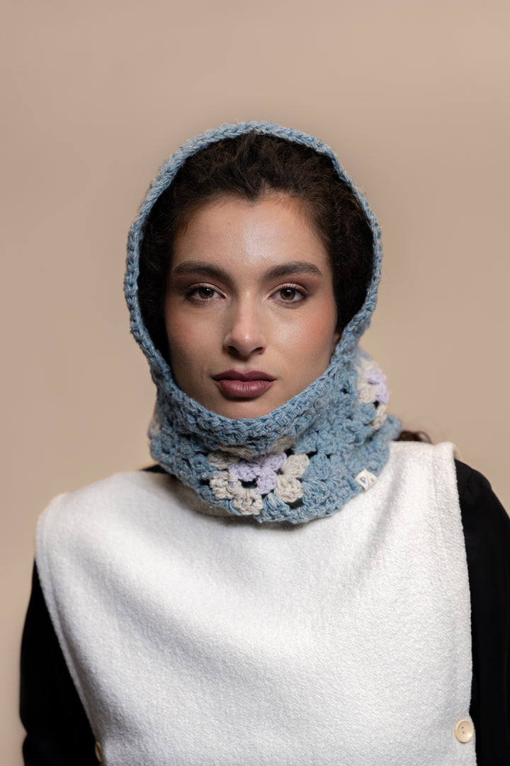 BALACLAVA LANA RECICLADA CELESTE