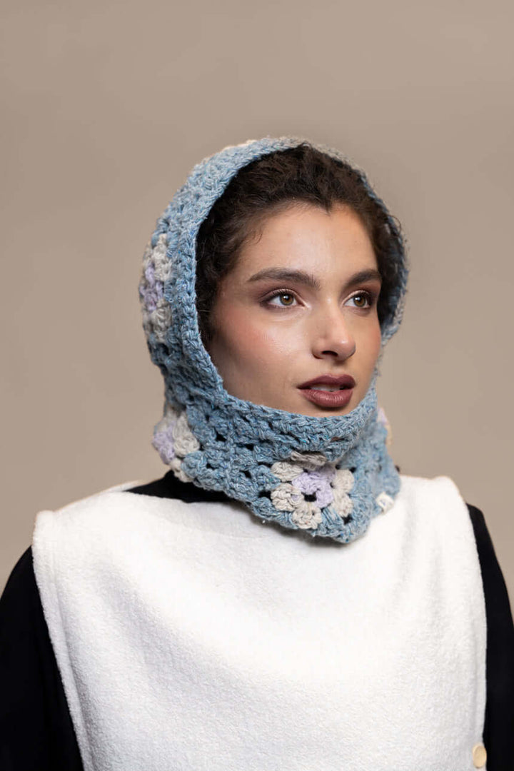 BALACLAVA LANA RECICLADA CELESTE