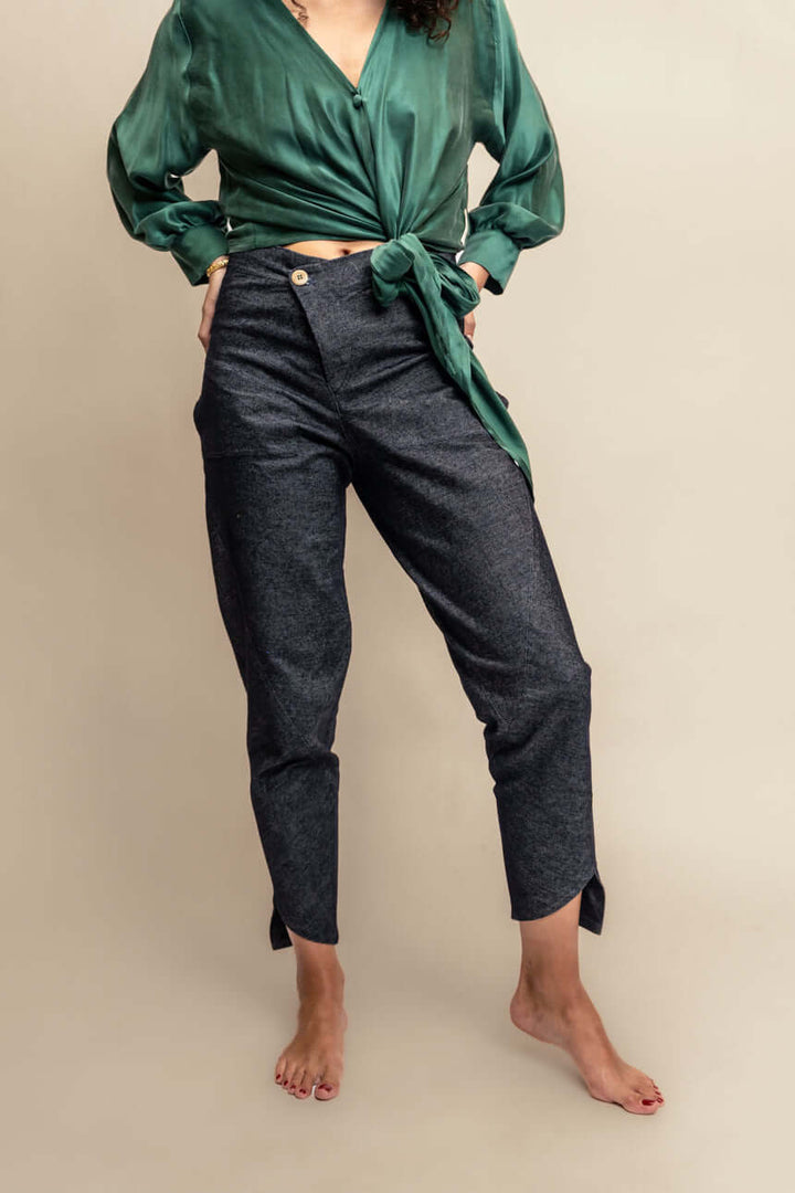 PANTALÓN TRAVESÍA DENIM AZUL MARINO