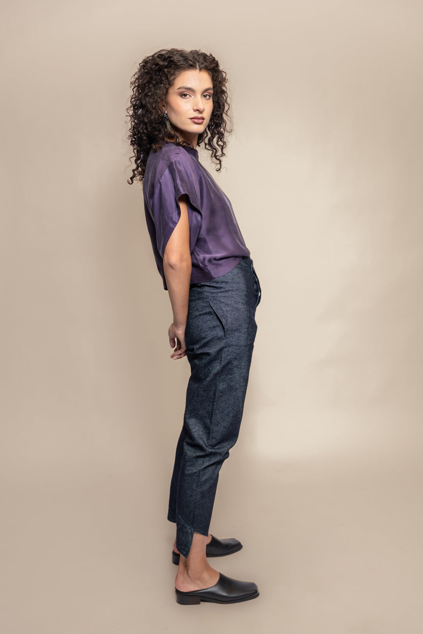 PANTALÓN TRAVESÍA DENIM AZUL MARINO