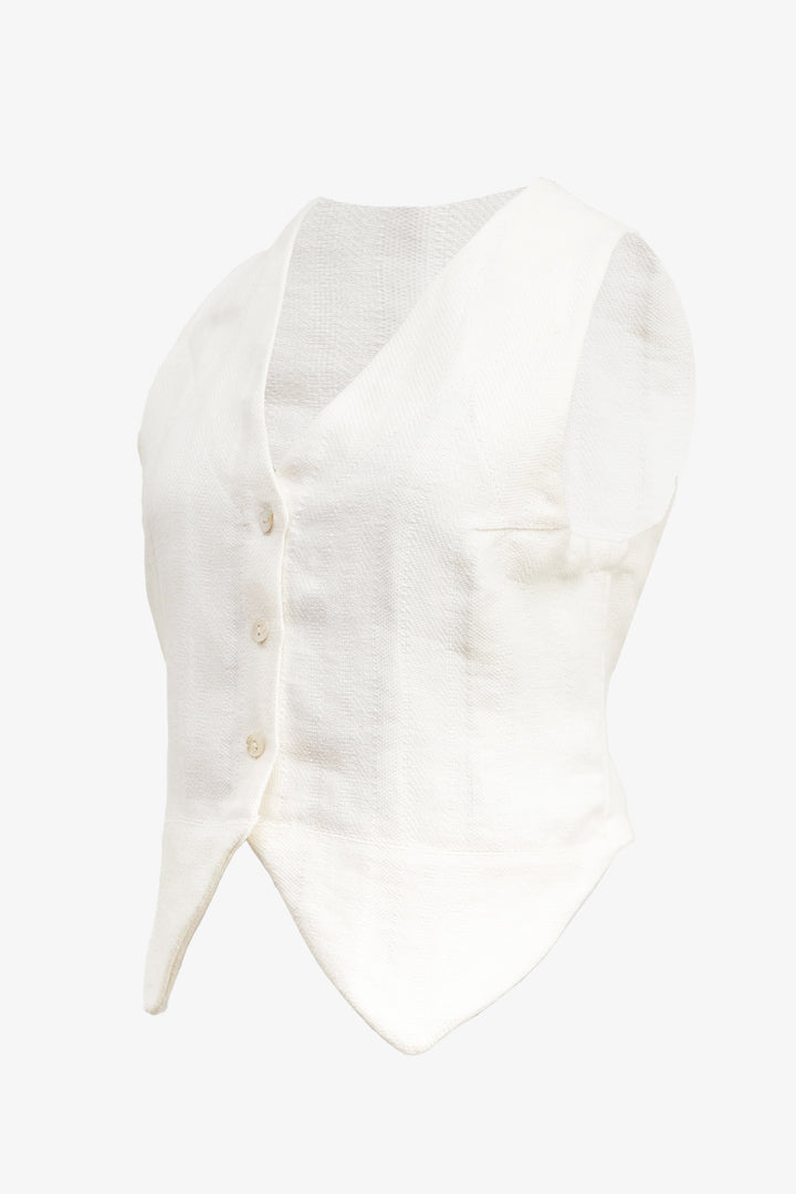 Linen Weave Vest