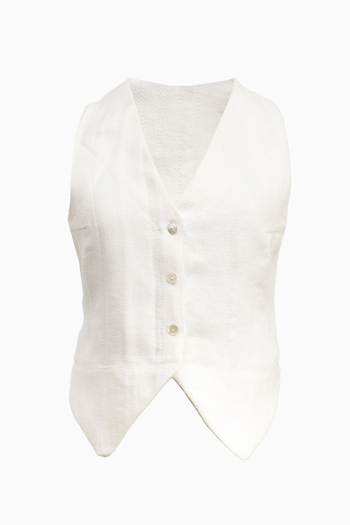 Linen Weave Vest