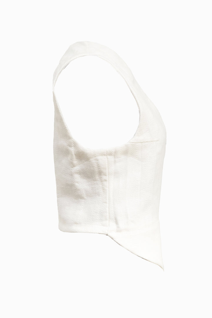 Linen Weave Vest