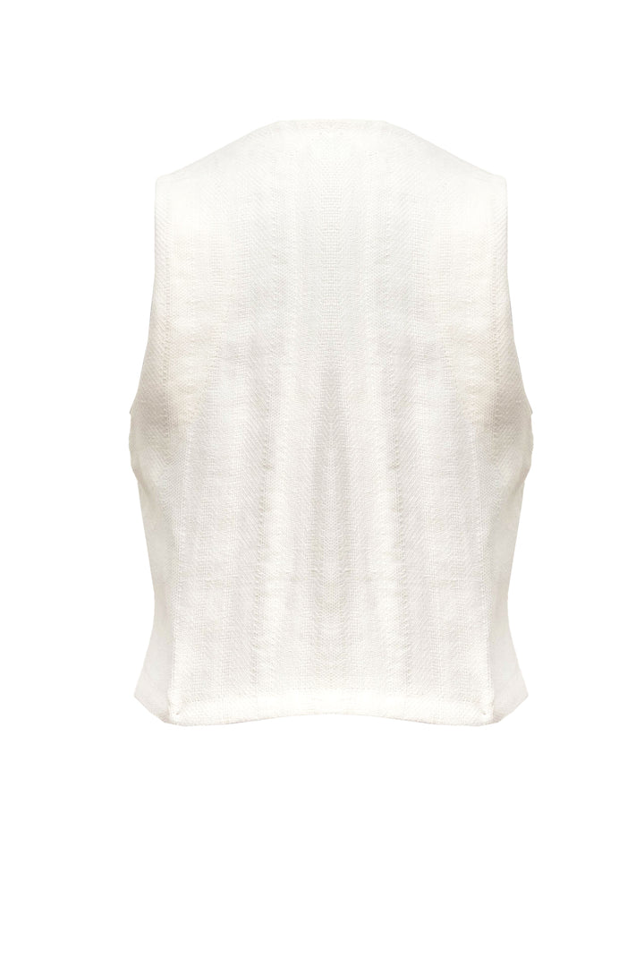 Linen Weave Vest