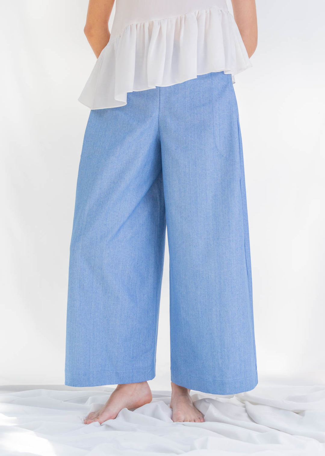 PANTALON LITORAL DENIM CELESTE