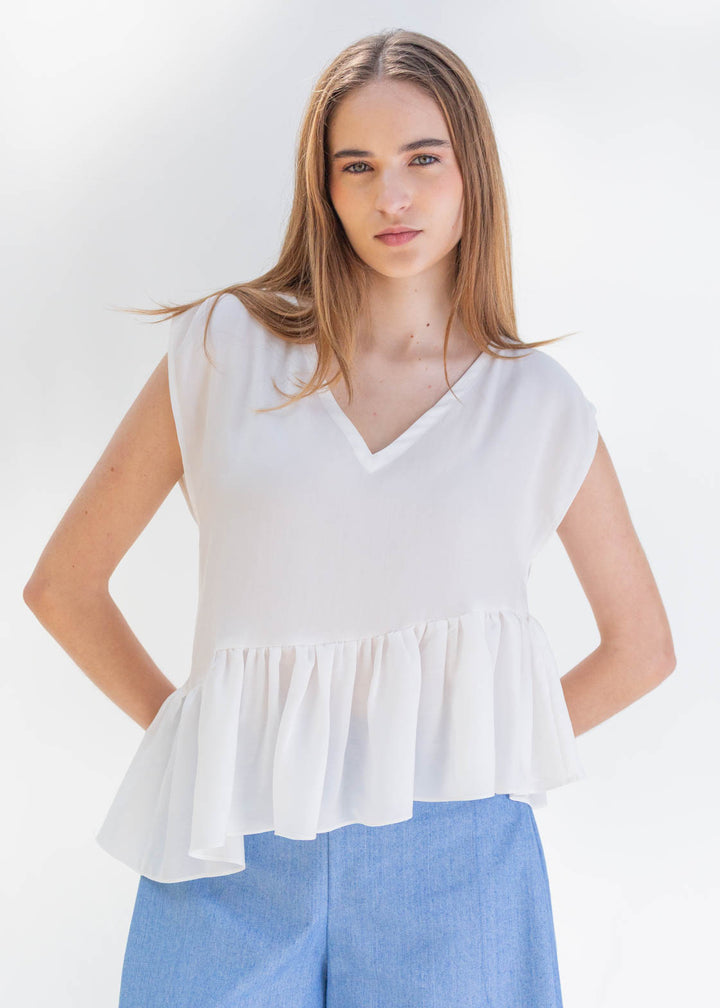 TOP PLEAMAR TENCEL™ BLANCO