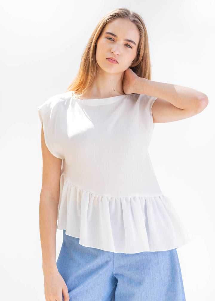 TOP PLEAMAR TENCEL™ BLANCO