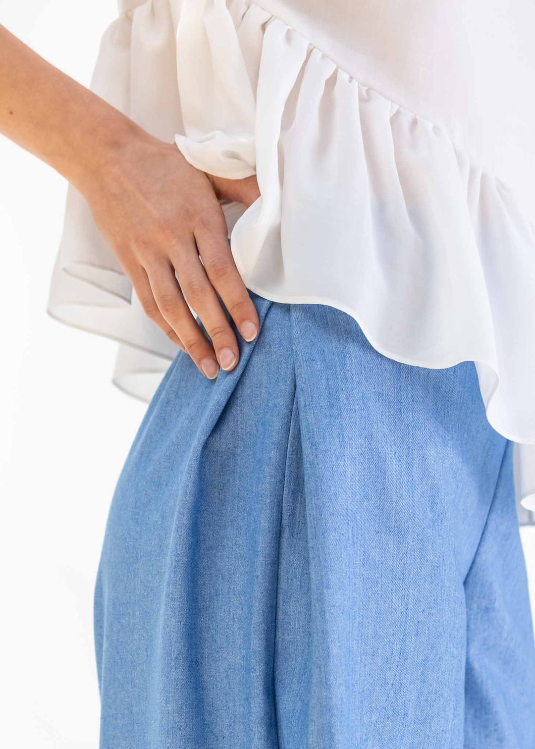 PANTALON LITORAL DENIM CELESTE