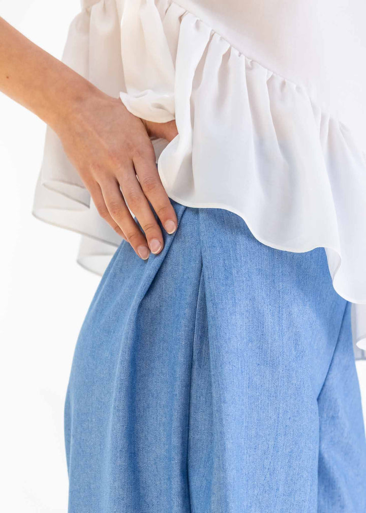 PANTALON LITORAL DENIM CELESTE
