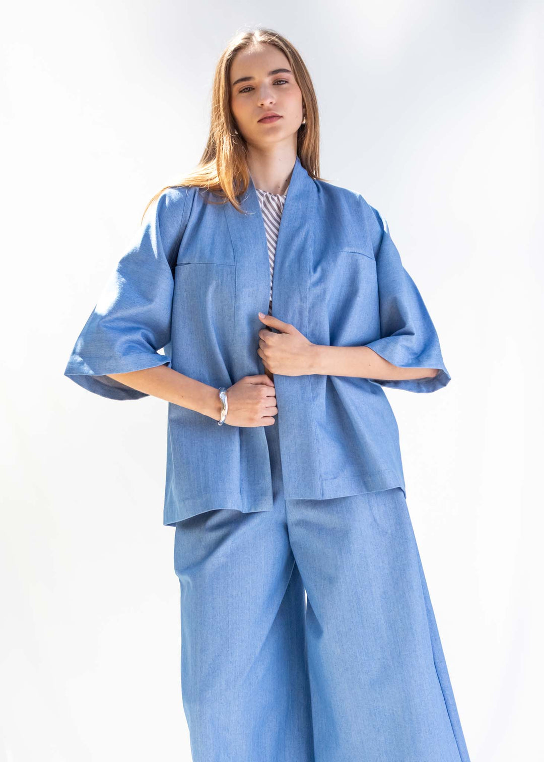 CHAQUETA PARAMO DENIM CELESTE
