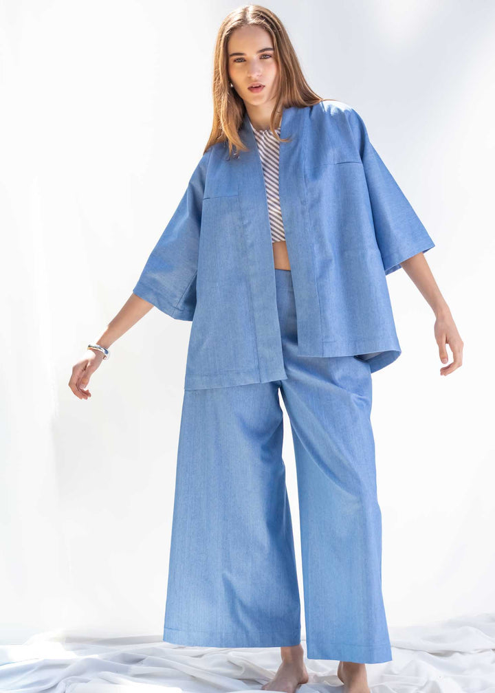 CHAQUETA PARAMO DENIM CELESTE