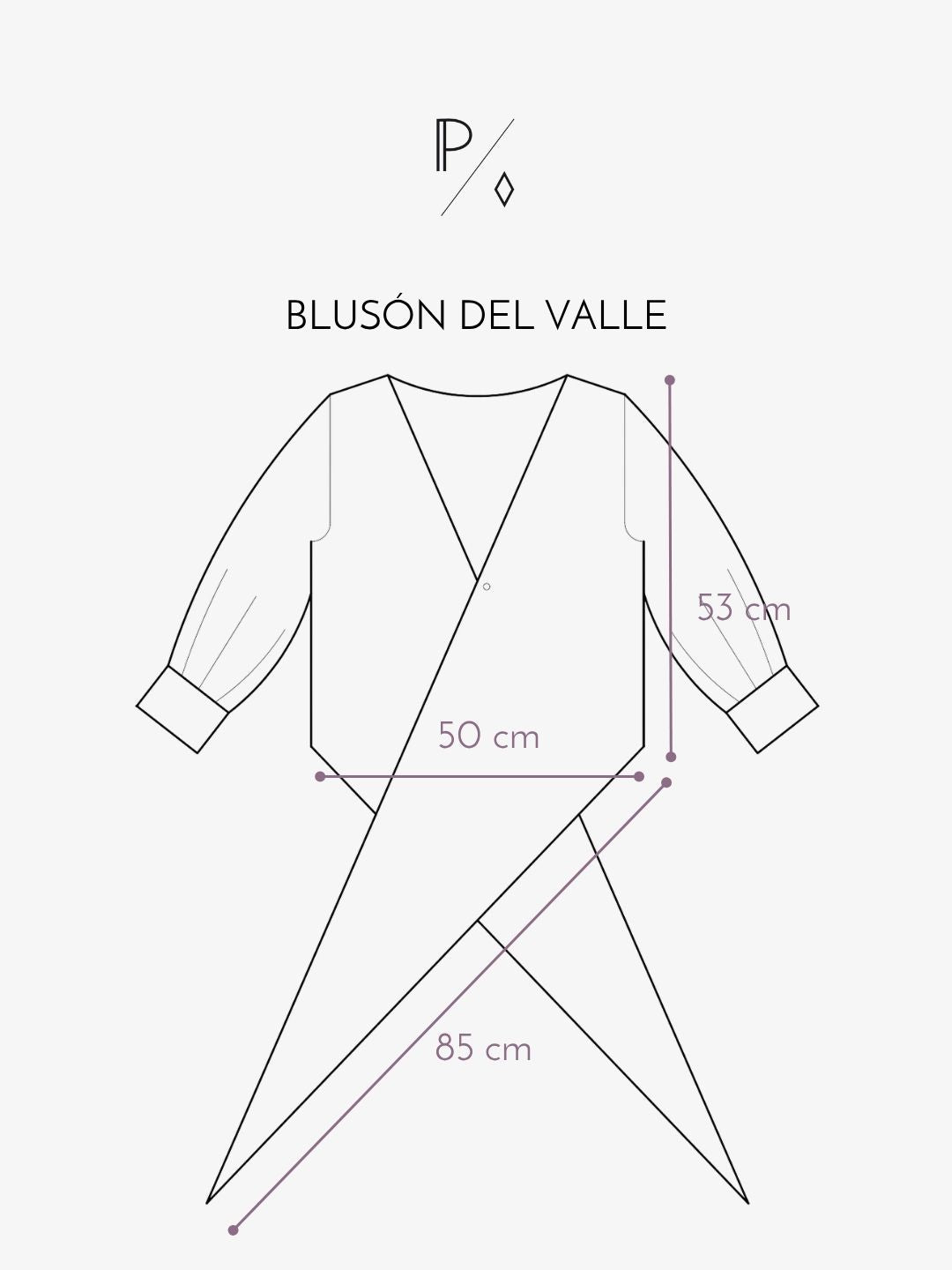 BLUSÓN DEL VALLE CUPRO VIOLETA
