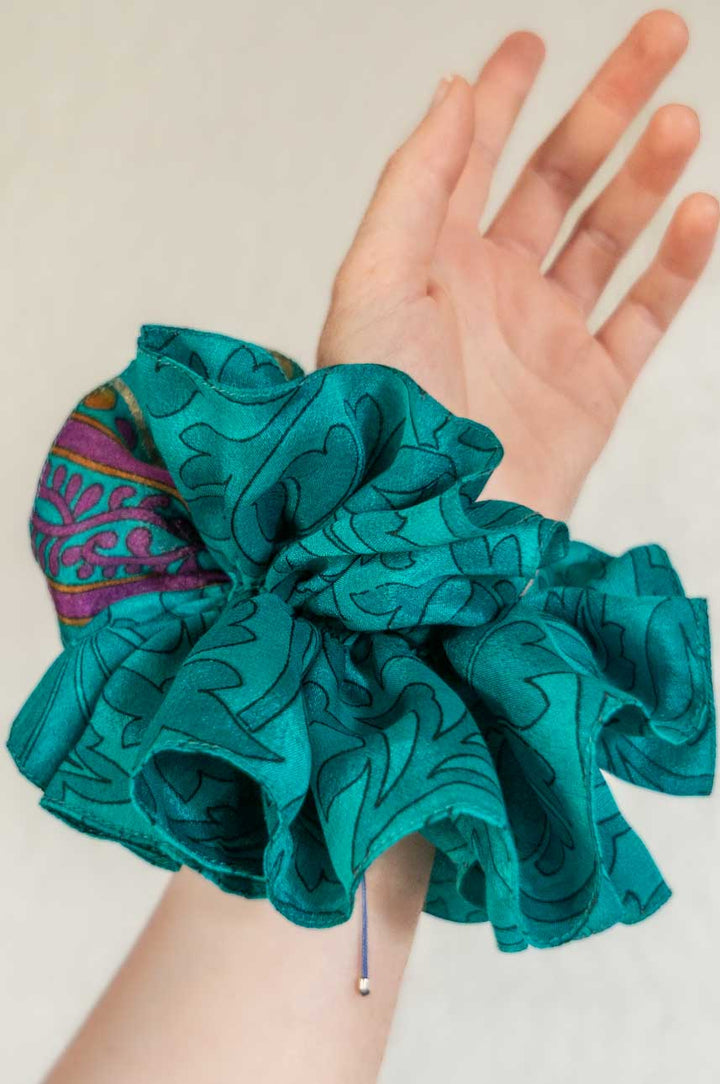 Colet Dalia Seda Turquesa