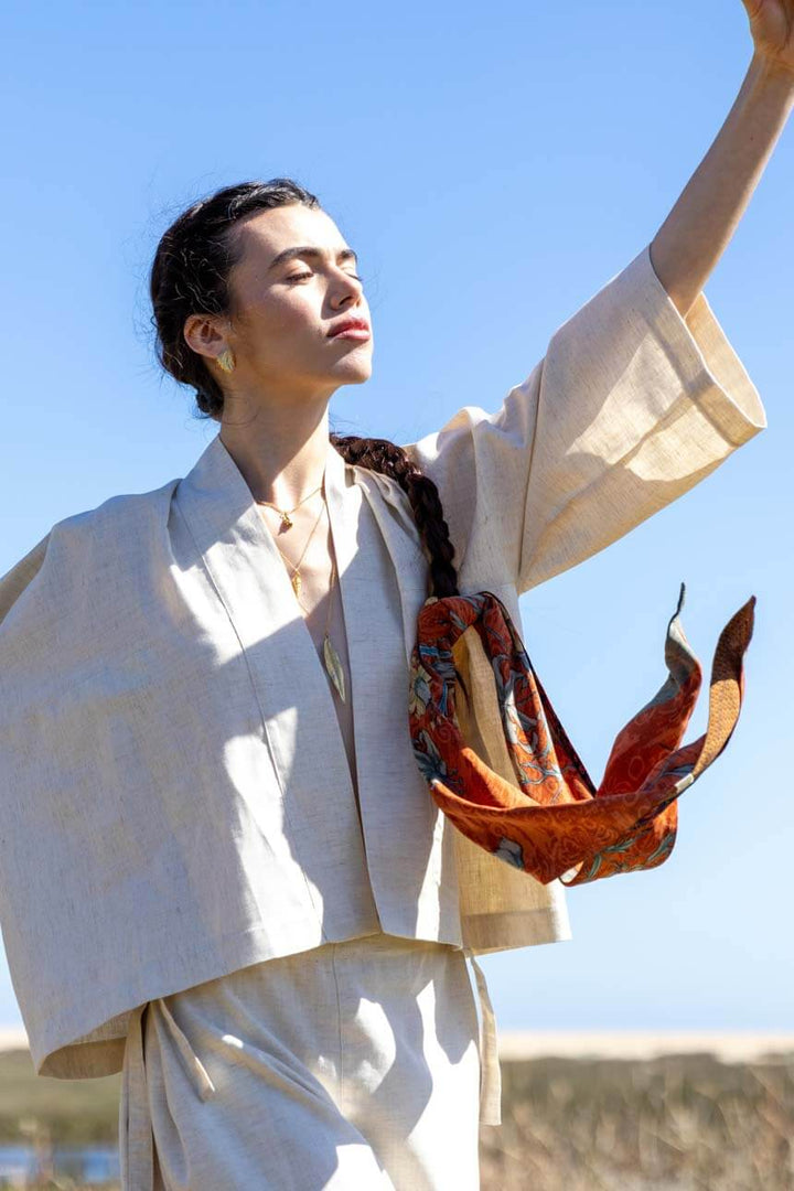 Chaqueta Páramo Algodón-Lino Crudo