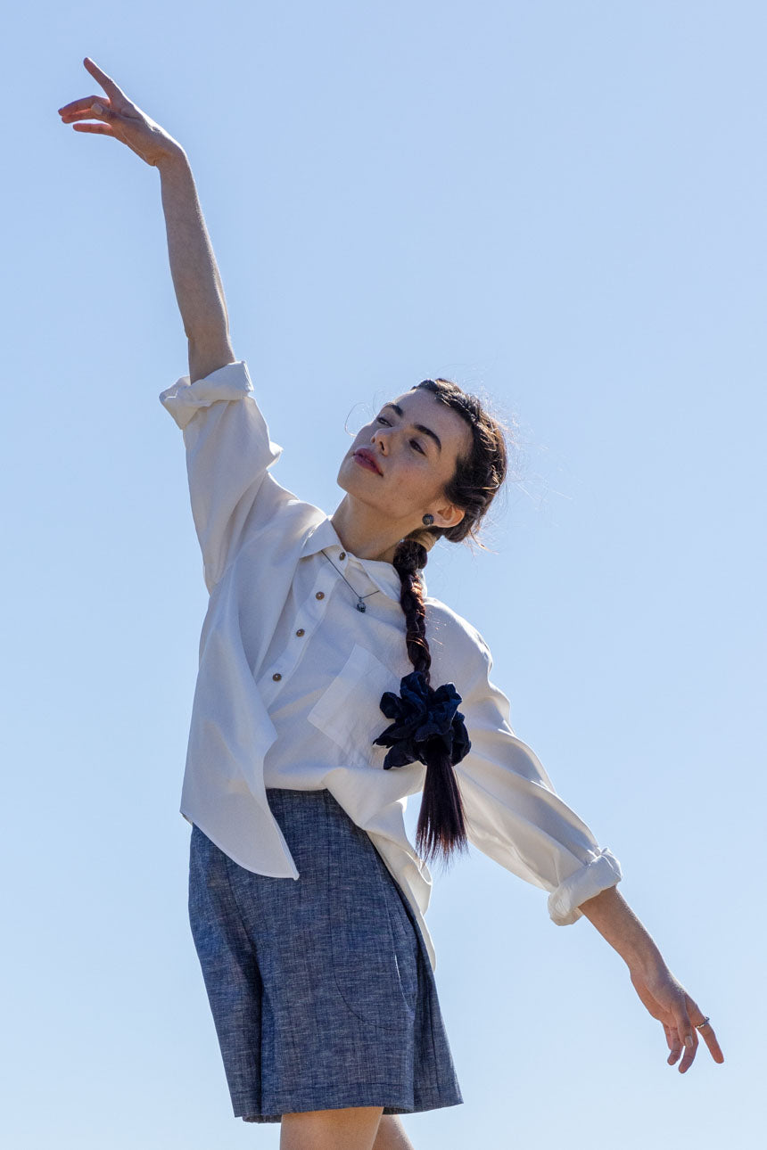 Camisa Algodón Orgánico Blanco