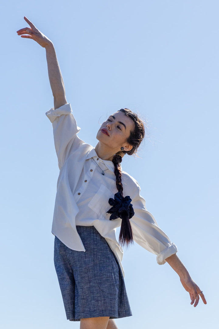 Camisa Algodón Orgánico Blanco