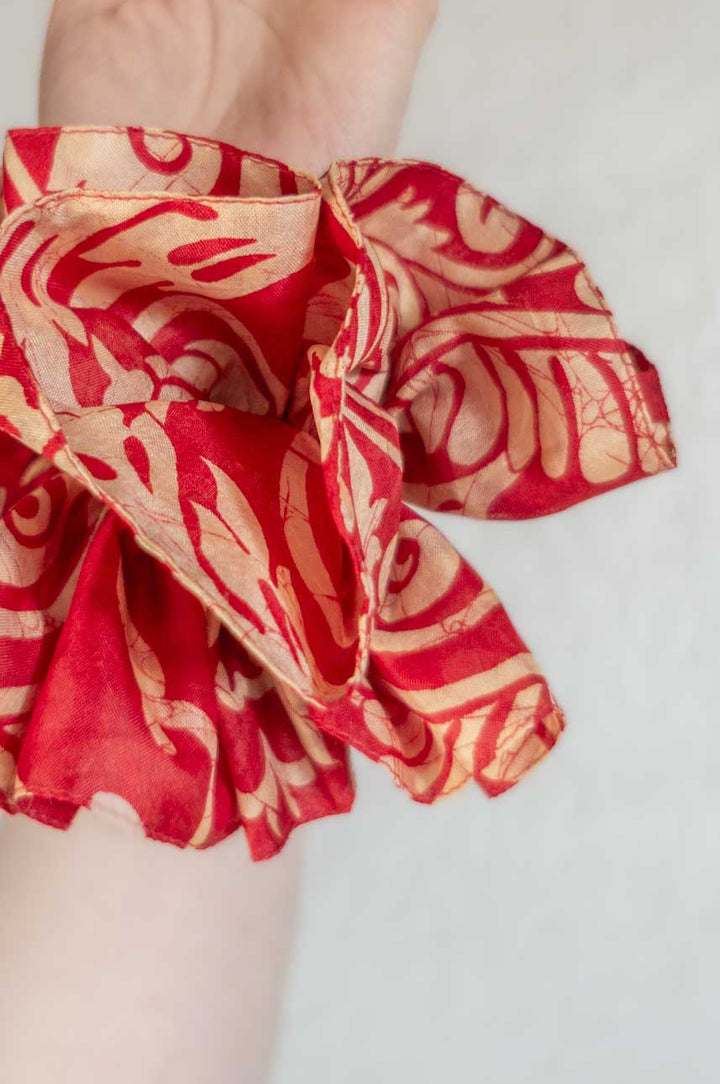 Colet Dalia Seda Rojo