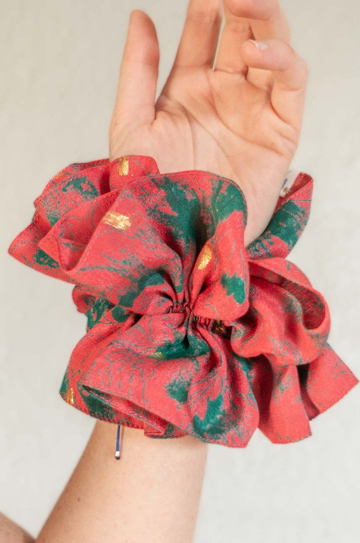 Colet Dalia Seda Rojo