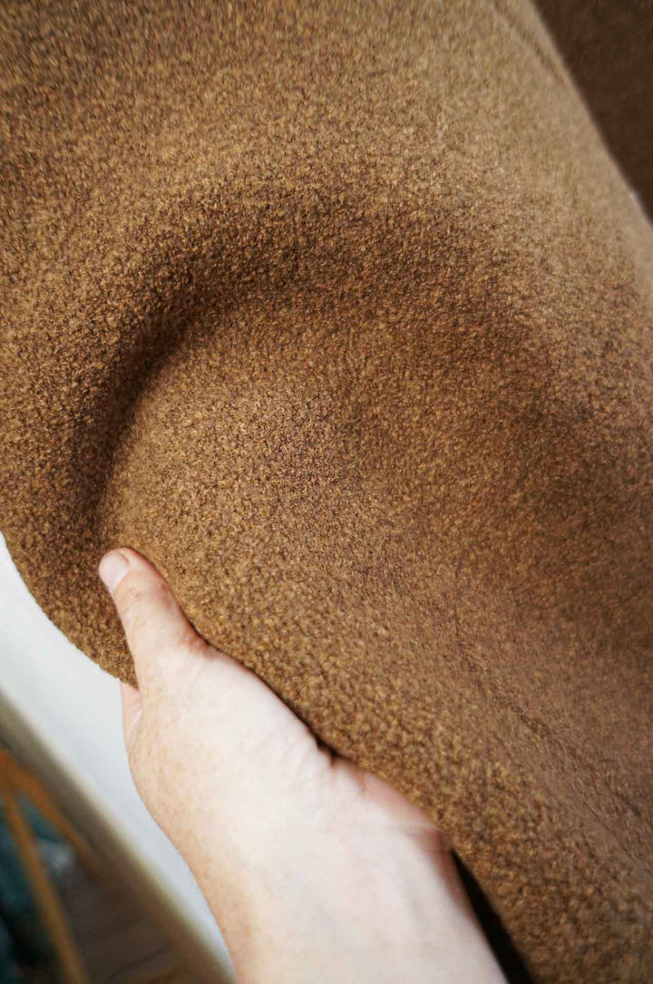 100% Wool Wooden Poncho