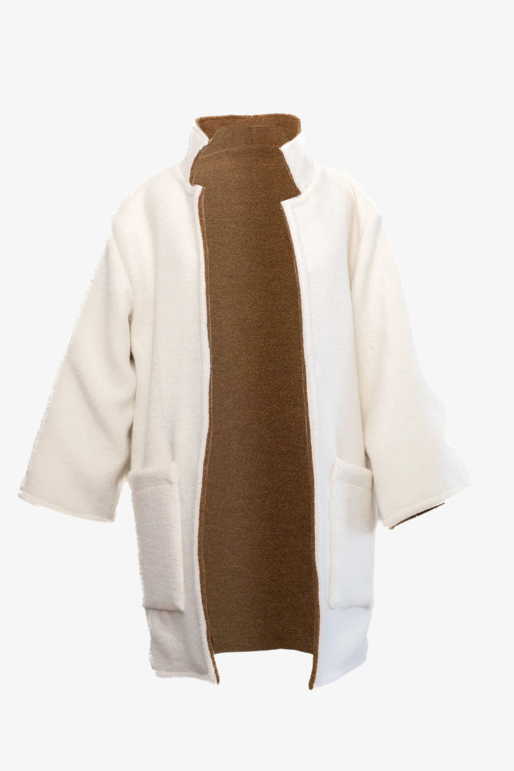 Abrigo Reversible Lana Merino