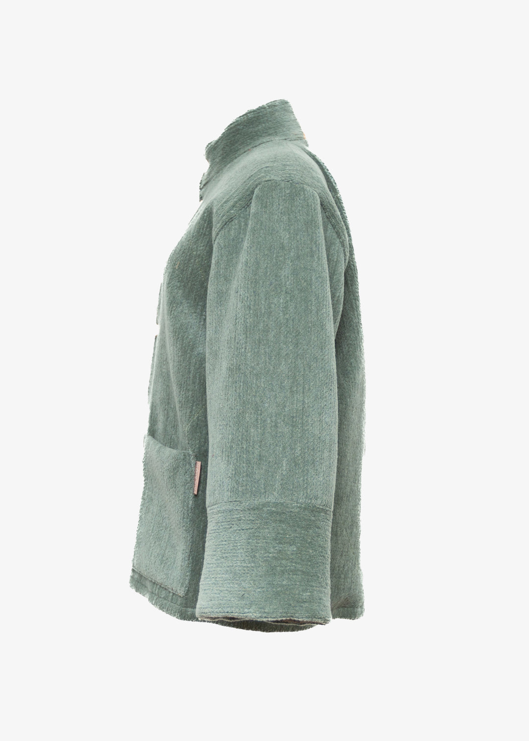 Chaquetón Reversible Lana Merino - Mezclilla