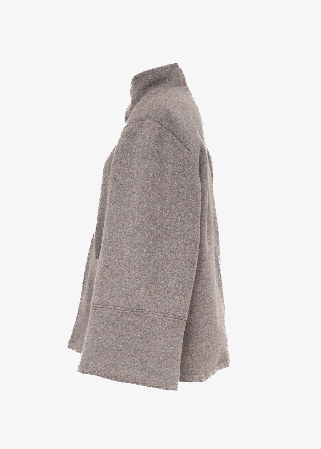 Chaquetón Reversible Lana Merino - Mezclilla