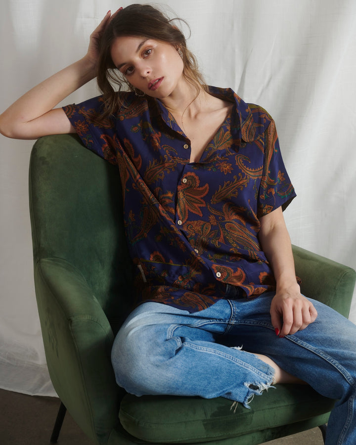 Camisa para Dos Seda
