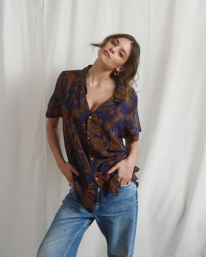 Camisa para Dos Seda