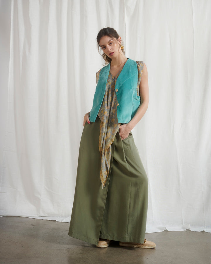 Organic Cotton Velvet Vest