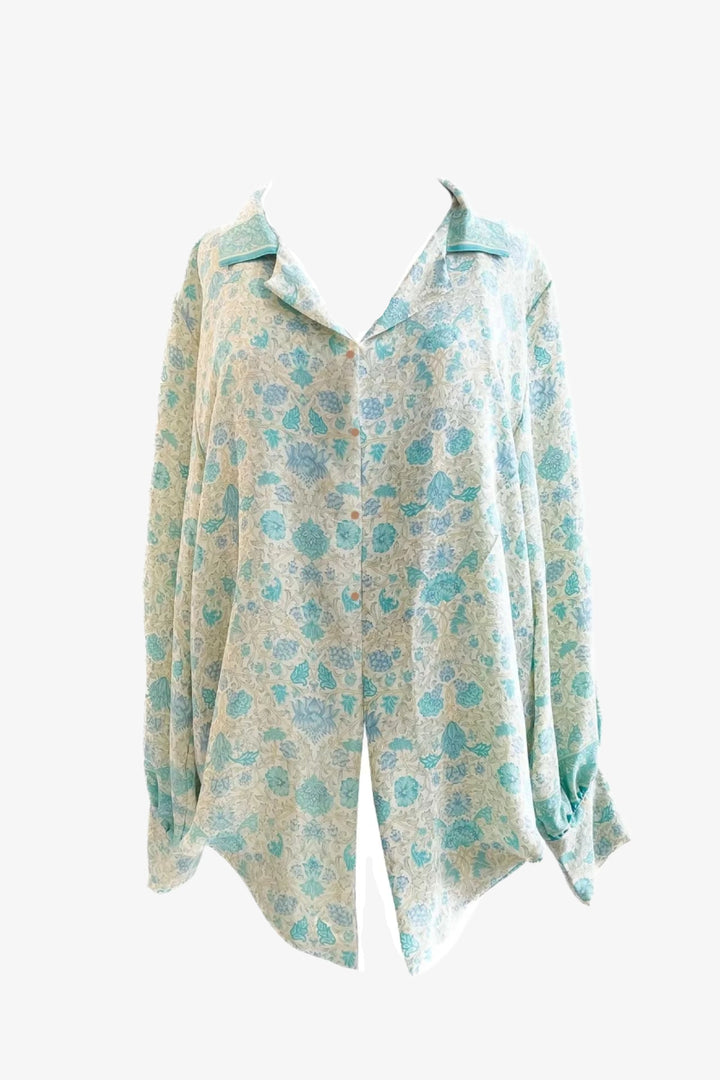 Blusón Camisero Seda