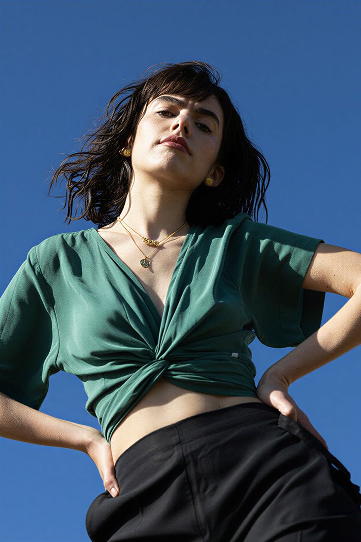 Blusón del Valle verde - PAULAMAR - Bluson del Valle - m. corta