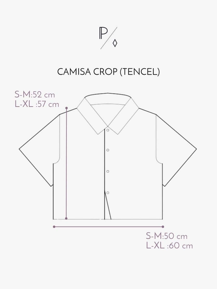 Camisa Crop - PAULAMAR - Camisa - m. corta