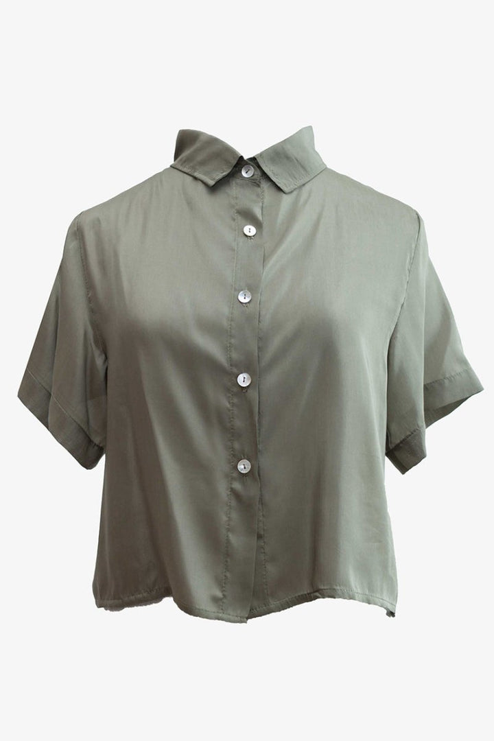 Camisa Crop - PAULAMAR - Camisa - m. corta