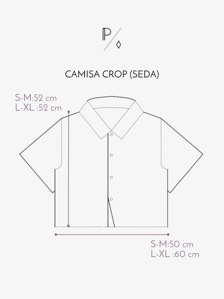 Camisa Crop - PAULAMAR - Camisa - m. corta