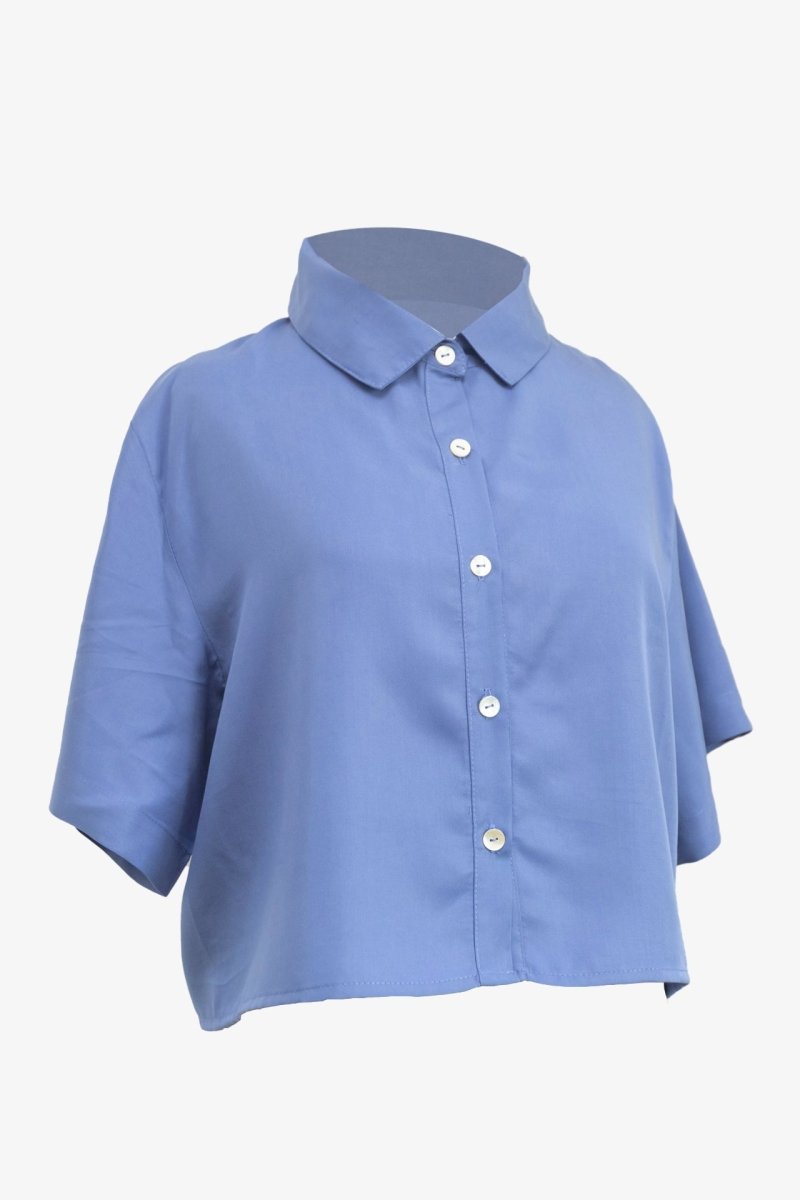 Camisa Crop TENCEL™ - PAULAMAR - Camisa - m. corta