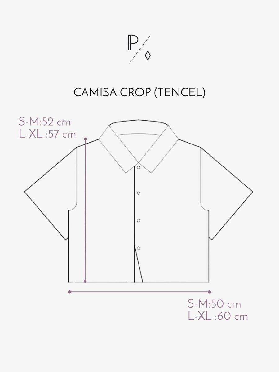 Camisa Crop TENCEL™ - PAULAMAR - Camisa - m. corta