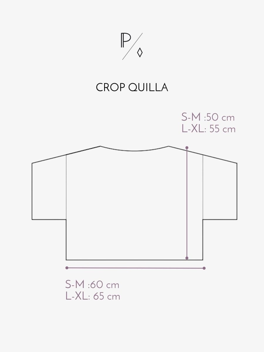 Crop Quilla Algodón Orgánico - PAULAMAR - top